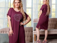 Платье-туника мод. 1103\кп размер: oversize (48-54) ткань: вискоза