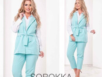 Костюм двойка 550 грн Размеры: 48-50, 52-54 Ткань: креп-костюмка длина