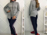 Мод 1049/1\вп Размеры: 48-50,52-54  Ткань: двунить  Цвета: белый +