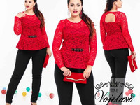 Костюм- кофточка + брюки. # 535 (Ал-Коз) Цена- 740 грн. Ткань- креп.ко