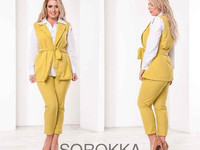 Костюм двойка 550 грн Размеры: 48-50, 52-54 Ткань: креп-костюмка длина