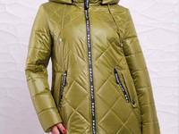 Модель 186 840 грн. Демисезонная женская куртка прямого силуэта из вод
