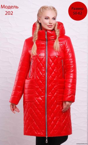 Модель 202 890 грн. Пальто женское зимнее полуприлегающего силуэта из