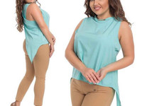мод № 213\юс блуза ткань: софт размеры: 48-50, 52-54 цвета: ментол