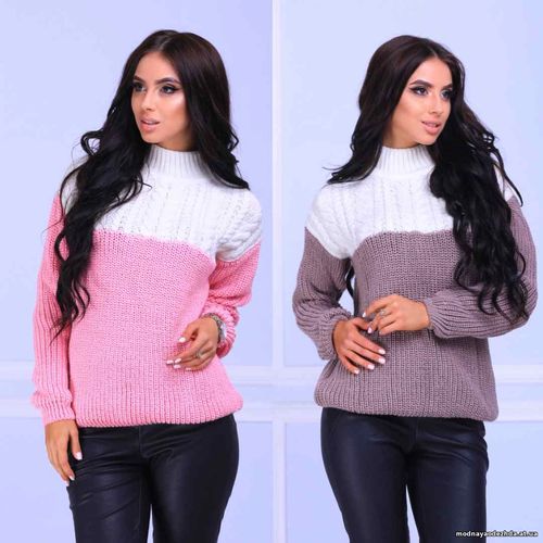 Красивый вязаный свитер "Ненси" 460 грн. размер единый 42-46