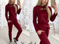 В268 Костюм со шнуровкой ткань трикотаж с-м 520.00 грн.