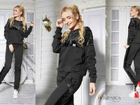 Р 2089 795грн. Эксклюзивный трикотажный спортивный костюм с оригинальн