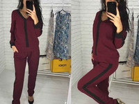 Костюм (кофта+штаны) Цена:550 грн. Размеры: с и м Ткань: креп костюмка
