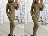 В508 Костюм ангора арктик очень теплый оливка 595грн.