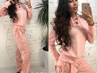 В549 Костюм тройка (кофта+шорты+штаны) с-м ткань трикотаж 770.00 грн.