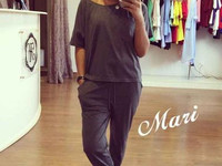 Костюм *карманчик* Цена 530 грн. Размер 42/46, кофта свободного кроя Ц