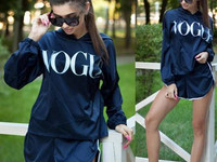 Мегахит костюмчик из шёлка Армани в стиле VOGUE с объёмным верхом и св