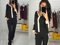 Костюм (кофта+штаны) Цена:550 грн. Размеры: с и м Ткань: креп костюмка
