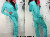 В549 Костюм тройка (кофта+шорты+штаны) с-м ткань трикотаж 770.00 грн.