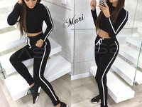 Спорт костюм из трикотажа Цена 580 грн. Брюки с завышенной талией и кр