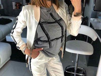 КОСТЮМ «SILK “ перламутровый шёлк ,декорирован нежнейшим довязом на ма