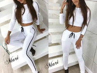 Спорт костюм из трикотажа Цена 580 грн. Брюки с завышенной талией и кр