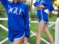 Мегахит костюмчик из шёлка Армани в стиле VOGUE с объёмным верхом и св