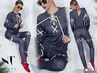 Костюм-трансформер 3770\св ткань: хлопковый трикотаж -петля с люре