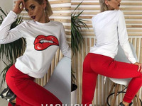 В63 Костюм губы ткань джерси размер с-м 470.00 грн.