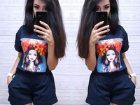 Костюм Ткань креп-дайвинг + нашивка Размеры С (42-44) и М (44-46) Футб