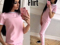 Костюм ,, Стиль ‘’ . Размер: 42-44 Ткань: креп-костюмка Цвета: коралл,