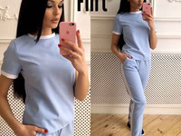 Костюм ,, Стиль ‘’ . Размер: 42-44 Ткань: креп-костюмка Цвета: коралл,