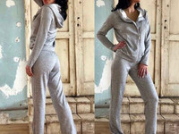 костюм . размер с - м ткань двухнитка цвет серый  Цена: 590 грн.