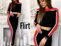 Костюм Цена:560 грн. Размер:42-44 Ткань: двухнитка Цвета: чёрный + кра