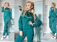 Р 2089 795грн. Эксклюзивный трикотажный спортивный костюм с оригинальн