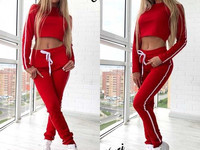 Спорт костюм из трикотажа Цена 550.00 грн. Брюки с завышенной талией и