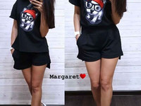 Костюм Ткань креп-дайвинг + нашивка Размеры С (42-44) и М (44-46) Футб