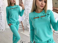 В268 Костюм со шнуровкой ткань трикотаж с-м 520.00 грн.