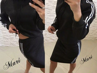 тёплый костюм с юбкой Ткань трехнитка Размер 42/44/46 450грн Размер 48