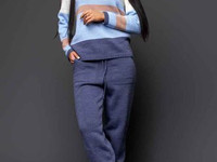 Костюм «Жасмин» цвет по брюкам фиалет, сирень, джинс , шоколад длина б