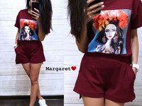 Костюм Ткань креп-дайвинг + нашивка Размеры С (42-44) и М (44-46) Футб