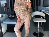 ВЯЗАННЫЙ КОСТЮМ Пряжа итальянский меланжевый хлопок с Ангорой ,декорир