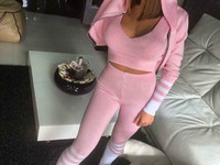 NEW КОСТЮМ 3в1«CHEERLEADER» бомбер+топ+штаны (в каждом костюме топ соо