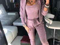 ВЯЗАННЫЙ КОСТЮМ 3в1 “ARKTIKA” Пряжа итальянская Ангора ,декорирован фи