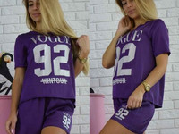 Костюм материал - шелк Армани, накатка качественная! размер единый с-м