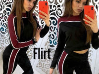 Костюм Цена:560 грн. Размер:42-44 Ткань: двухнитка Цвета: чёрный + кра