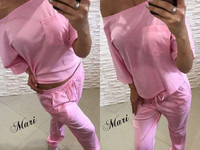 Костюм *карманчик* Цена 480 грн. Кофта свободного кроя на одно плечо,