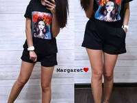 Костюм Ткань креп-дайвинг + нашивка Размеры С (42-44) и М (44-46) Футб