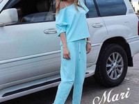 Костюм *карманчик* Цена 530 грн. Размер 42/46, кофта свободного кроя Ц