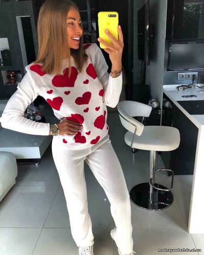 КОСТЮМ «HEART» НЕЖНАЯ ПРЯЖА ХЛОПОК/АКРИЛ ПОДХОДИТ ДЛЯ ПРОГУЛОК И ПОВСЕ КОСТЮМ «HEART» НЕЖНАЯ ПРЯЖА ХЛОПОК/АКРИЛ ПОДХОДИТ ДЛЯ ПРОГУЛОК И ПОВСЕ