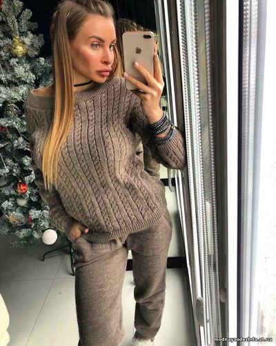 ВЯЗАННЫЙ КОСТЮМ “HOLLI” Пряжа шерсть с альпакой ДВОЙНАЯ ВЯЗКА , 830грн ВЯЗАННЫЙ КОСТЮМ “HOLLI” Пряжа шерсть с альпакой ДВОЙНАЯ ВЯЗКА , 830грн