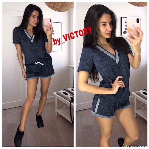 ПоделитьсяПоказать список поделившихся Костюм с шортами Ткань летняя п