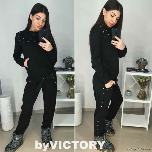 Костюм ,ткань джерси-ЛЮКС (не кашлатится) ,бусинки прибивные 650 грн.