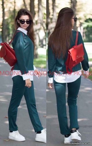 Супер эффектная новинка смарт костюм, состоящий из свитшота с имитацие