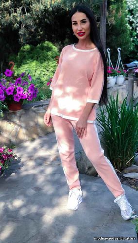 МОДНАЯ НОВИНКА 2018 ЭЛЕГАНТНЫЙ СПОРТИВНЫЙ КОСТЮМ С ИДЕАЛЬНЫМ БЕЛЫМ ДЕК